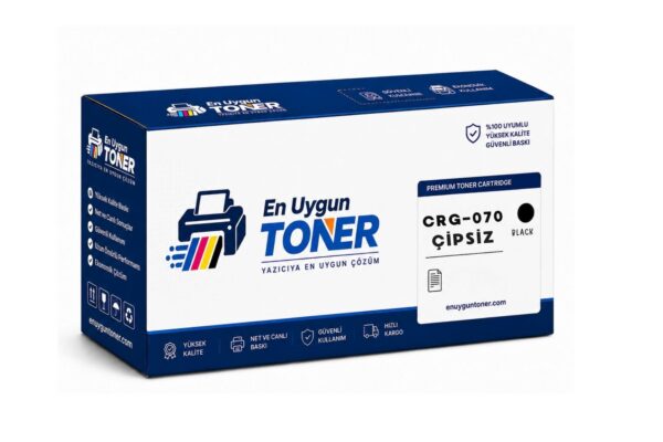 Canon CRG-070 5639C002 çipsiz siyah muadil toner