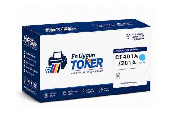 HP 201A CF401A mavi cyan muadil toner