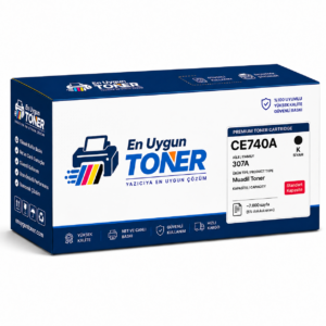HP 307A CE740A Muadil Toner HP 307A CE740A Siyah Muadil Toner