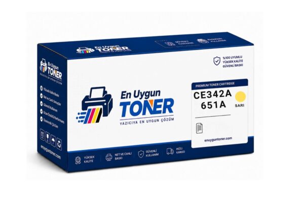 CE342A toner HP 651A sarı muadil toner