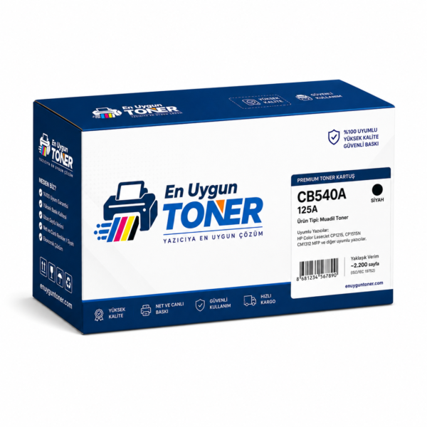 CB540A toner HP 125A muadil toner