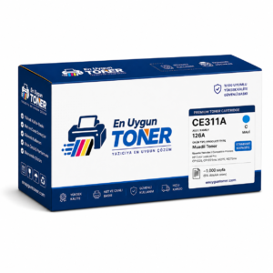 CE311A toner HP 126A muadil toner mavi