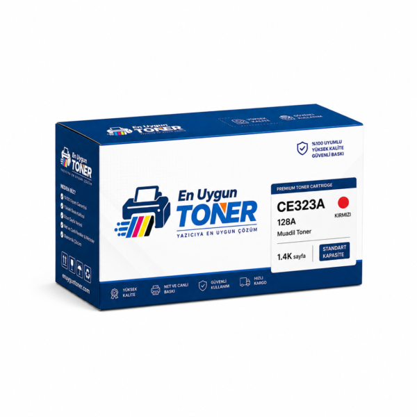 CE323A toner HP 128A muadil toner kırmızı