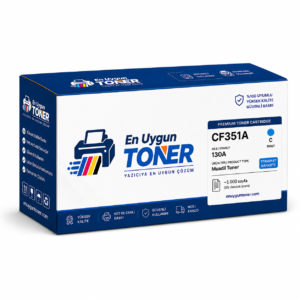 hp-cf351a-130a-muadil-toner CF351A toner HP 130A muadil toner mavi
