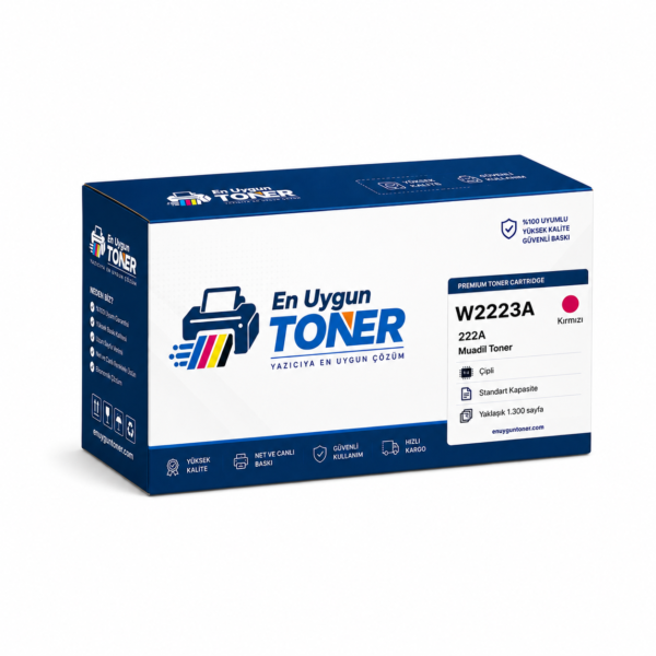 W2223A toner HP 222A muadil toner kırmızı