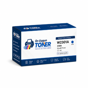 W2301A toner HP 230A muadil toner mavi