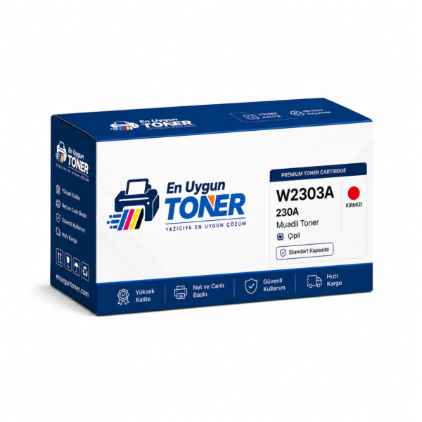 W2303A toner HP 230A muadil toner kırmızı