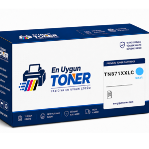 Brother TN871XXLC mavi cyan ekstra yüksek kapasiteli muadil toner