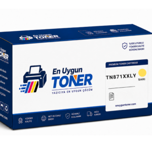Brother TN871XXLY sarı ekstra yüksek kapasiteli muadil toner