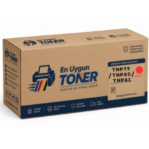 Konica Minolta TNP79 TNP80 TNP81 Kırmızı Muadil Toner
