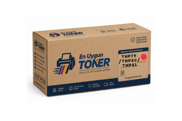 Konica Minolta TNP79 TNP80 TNP81 Kırmızı Muadil Toner