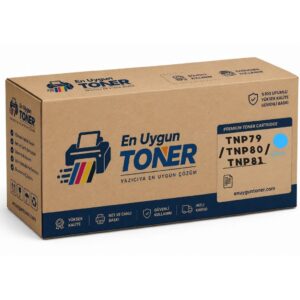 Konica Minolta TNP79 TNP80 TNP81 Mavi Muadil Toner