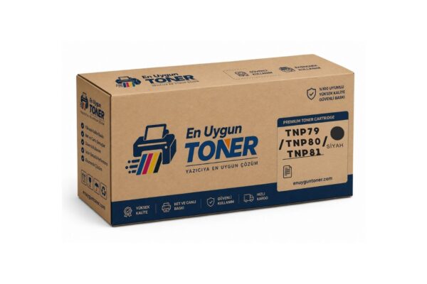 Konica Minolta TNP79 TNP80 TNP81 Siyah Muadil Toner