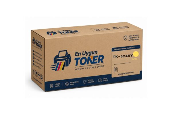 Kyocera TK-5240Y Sarı Muadil Toner Kyocera TK-5240Y sarı muadil toner