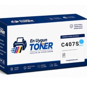 Samsung CLT-C407S toner mavi cyan muadil toner 1.000 sayfa