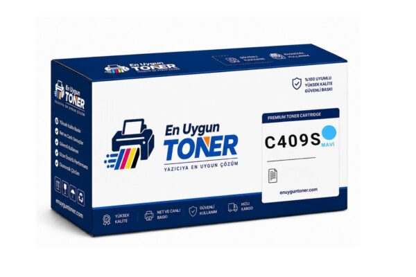 Samsung CLT-C409S toner mavi cyan muadil toner 1.000 sayfa