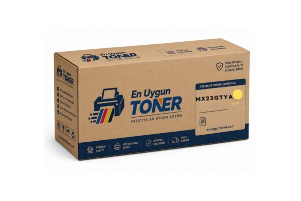 Sharp MX23GTYA Sarı Muadil Toner Sharp MX23GTYA sarı muadil toner