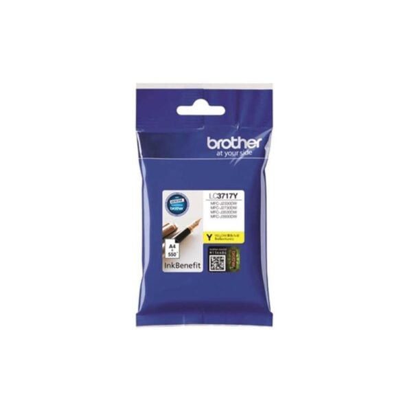 Brother LC3717Y Sarı Orijinal Kartuş