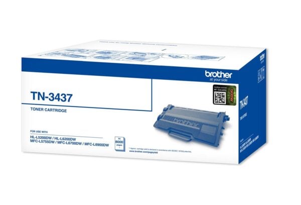 Brother TN-3437 siyah orijinal toner