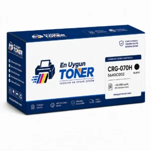 Canon CRG-070H 5640C002 çipsiz siyah yüksek kapasiteli muadil toner