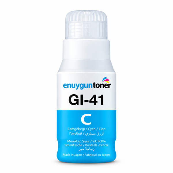 Canon GI-41C 4543C001 mavi cyan muadil mürekkep 70 ML