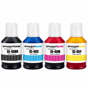Canon GI-46 4 Renk Muadil Mürekkep Seti 575 ML Canon GI-46 4 renk muadil mürekkep seti 575 ML