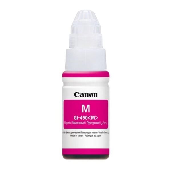 Canon GI-490M Magenta Kırmızı Orijinal Şişe Mürekkep