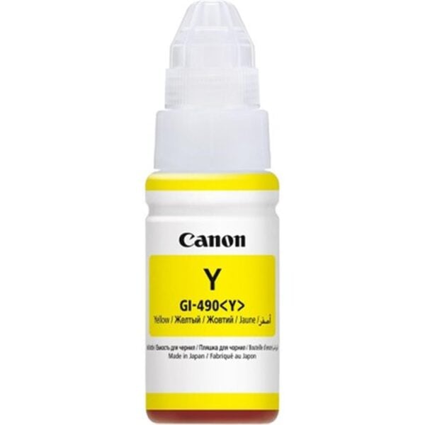 Canon GI-490Y Yellow Sarı Orijinal Şişe Mürekkep
