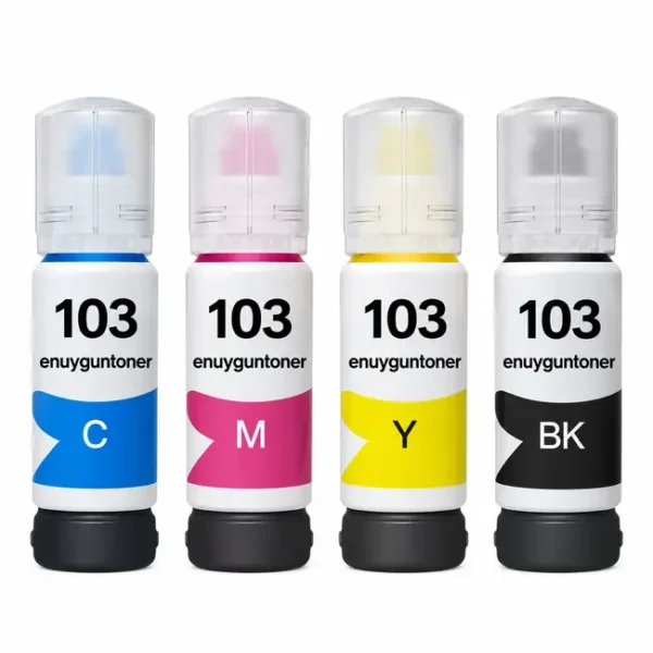Epson 103 4 renk muadil mürekkep seti 4x70 ML