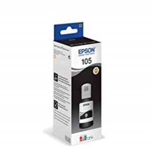 Epson 105 T00Q140 Orijinal Siyah Mürekkep Epson 105 T00Q140 Black Siyah Orijinal Şişe Mürekkep
