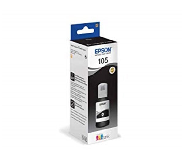 Epson 105 T00Q140 Black Siyah Orijinal Şişe Mürekkep