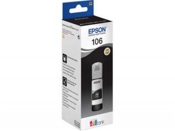 Epson 106 T00R140 Photo Black Foto Siyah Orijinal Şişe Mürekkep