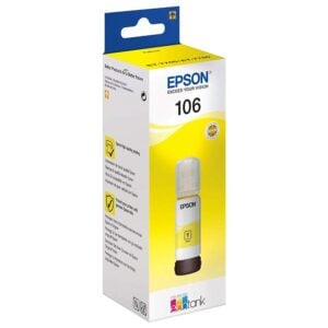 Epson 106 T00R440 Orijinal Sarı Mürekkep Epson 106 T00R440 Yellow Sarı Orijinal Şişe Mürekkep