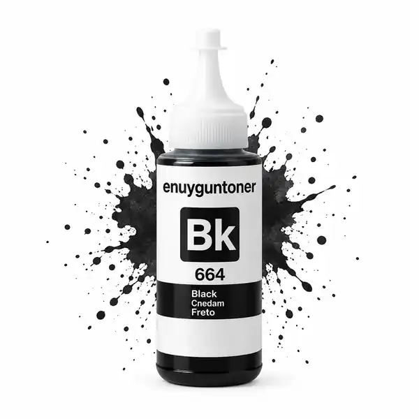 Epson 664 T6641 siyah muadil mürekkep 70 ML