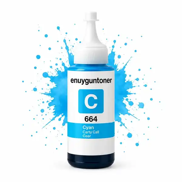 Epson 664 T6642 cyan muadil mürekkep 70 ML