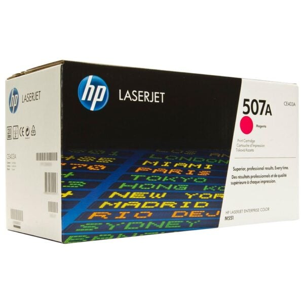 HP 507A CE403A kırmızı orijinal toner