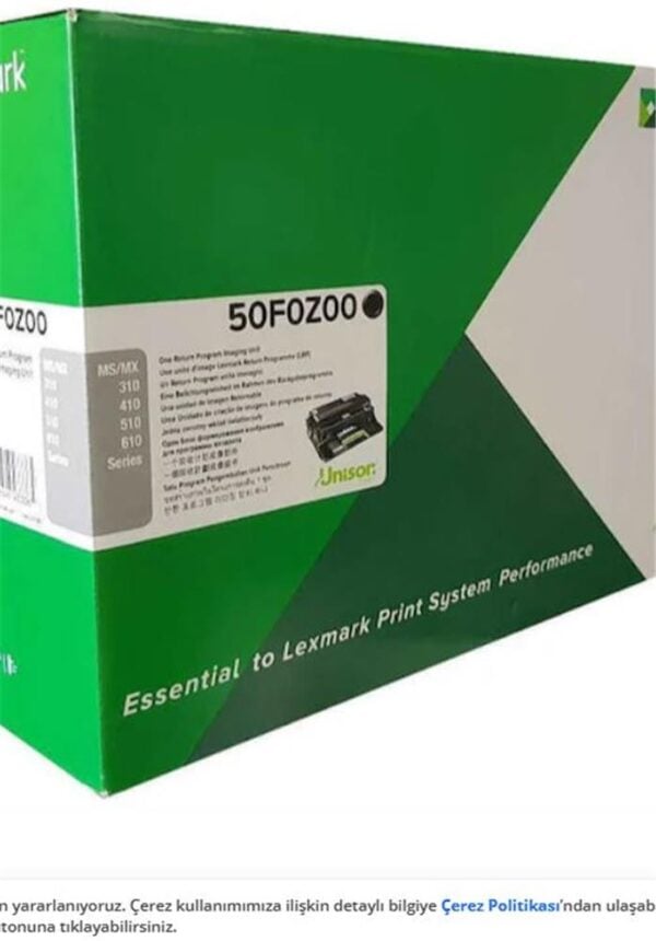 Lexmark 50F0Z00 500Z Orijinal Drum Ünitesi